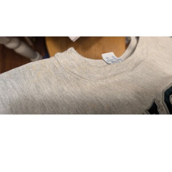 Vintage 90s Loyola University Chicago Champion Reverse Weave Gray Sweatshirt XXL - Picture 6 of 6